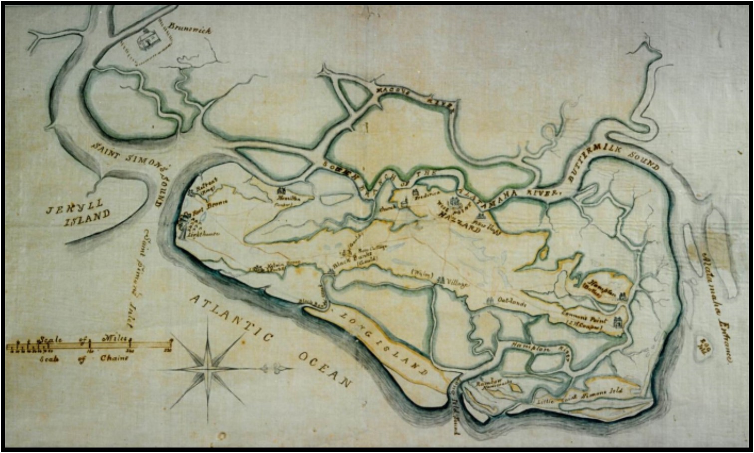 Map Of Coastal Georgia