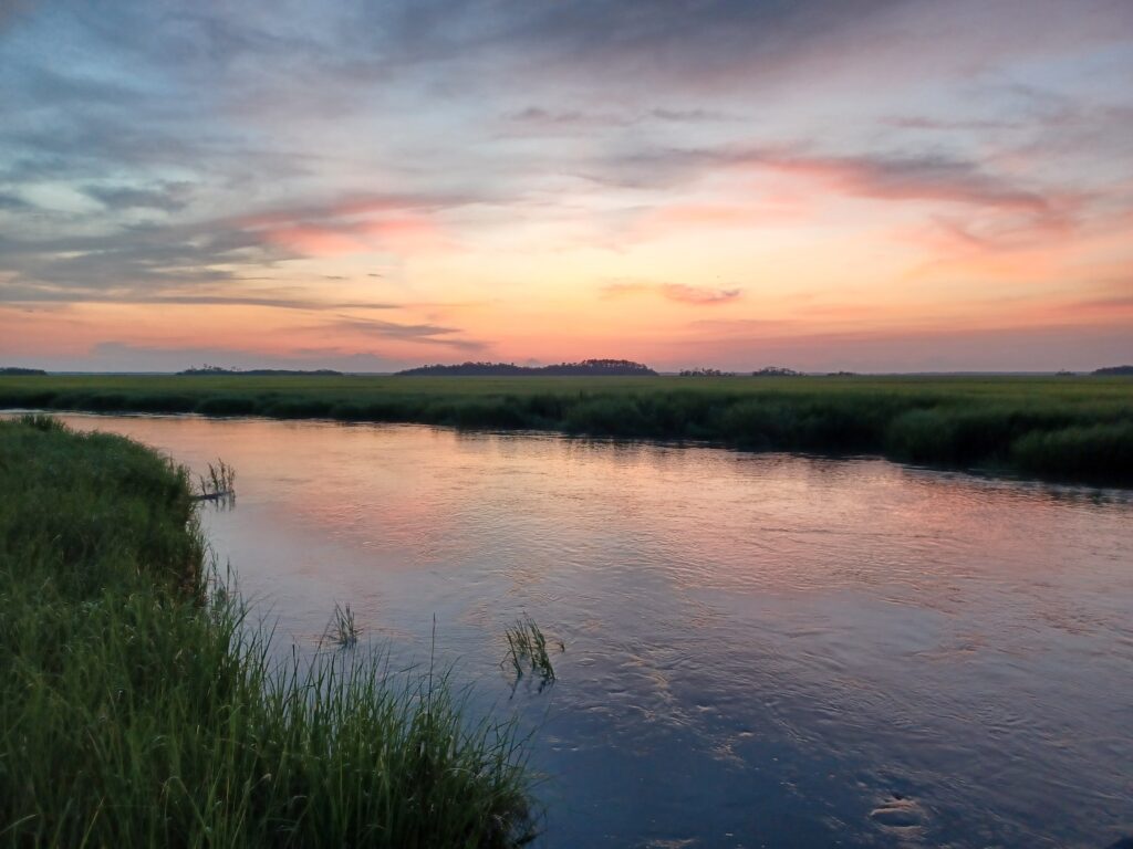 Evening Sunset Near the ABAC Shack, Sapelo Island